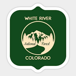 White River National Forest Colorado Sticker